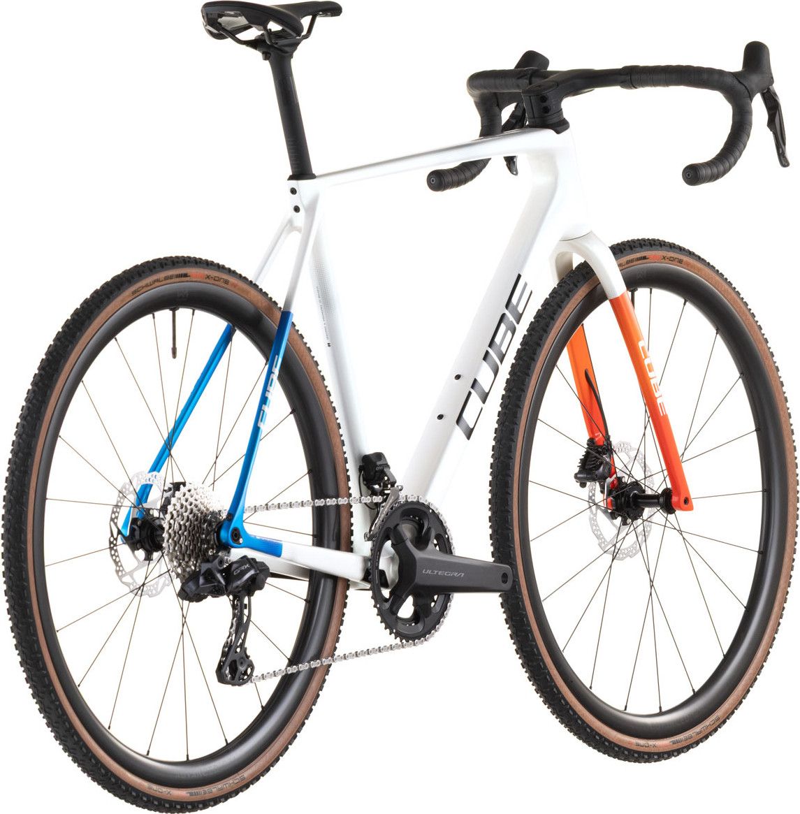 Vélo de Cyclocross Cube Cross Race C:62 SLX Shimano Ultegra Di2/GRX Di2 12V 700 mm Blanc Nacré Teamline 2026
