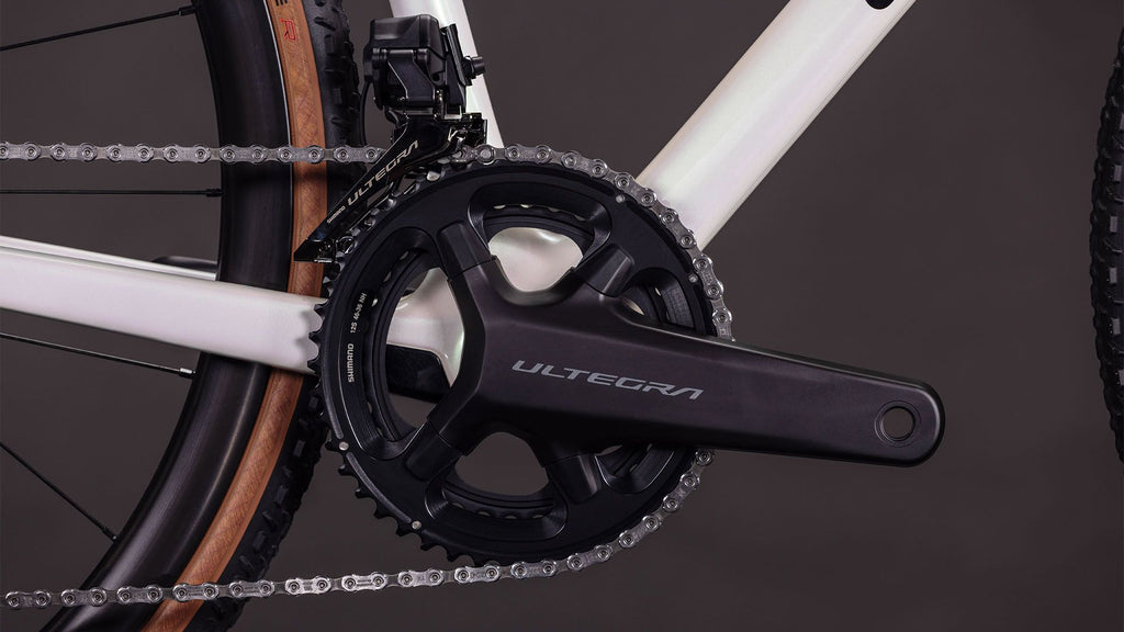 Vélo de Cyclocross Cube Cross Race C:62 SLX Shimano Ultegra Di2/GRX Di2 12V 700 mm Blanc Nacré Teamline 2026