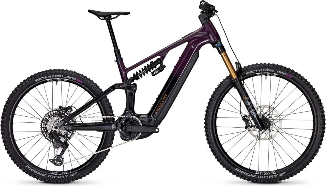 VTT Électrique Tout-Suspendu Focus SAM² 6.8 Sram 12V 800Wh Bosch 120 Nm MX (29/27.5'') Violet/Noir 2025