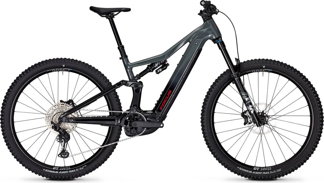 VTT Électrique Tout-Suspendu Focus JAM² 6.9 Shimano 12V 600Wh Bosch 120 Nm 29'' Gris/Noir 2025