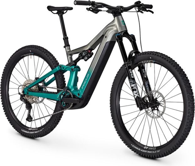 VTT Électrique Tout-Suspendu Focus JAM² 6.9 Shimano 12V 800Wh Bosch 120 Nm 29'' Gris/Vert 2025