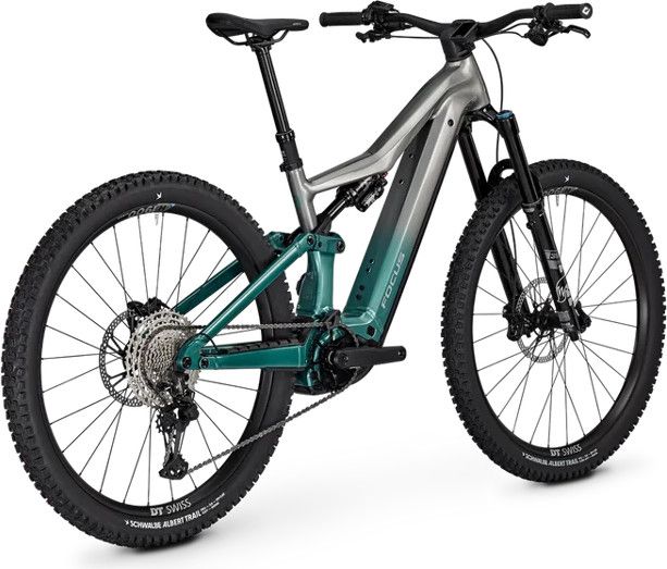VTT Électrique Tout-Suspendu Focus JAM² 6.9 Shimano 12V 600Wh Bosch 120 Nm 29'' Gris/Vert 2025