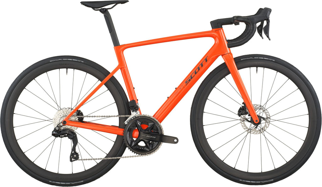 Vélo de Route Scott Addict RC 30 Shimano 105 Di2 12V 700 mm Orange 2026