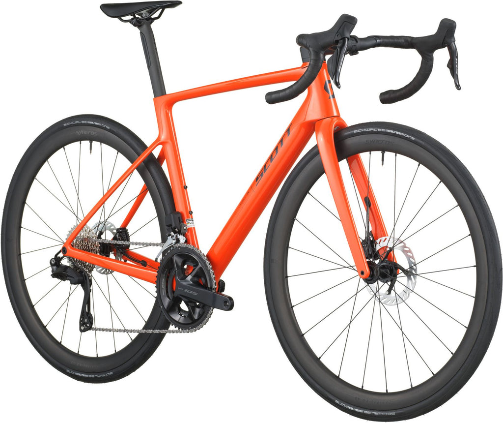 Vélo de Route Scott Addict RC 30 Shimano 105 Di2 12V 700 mm Orange 2026