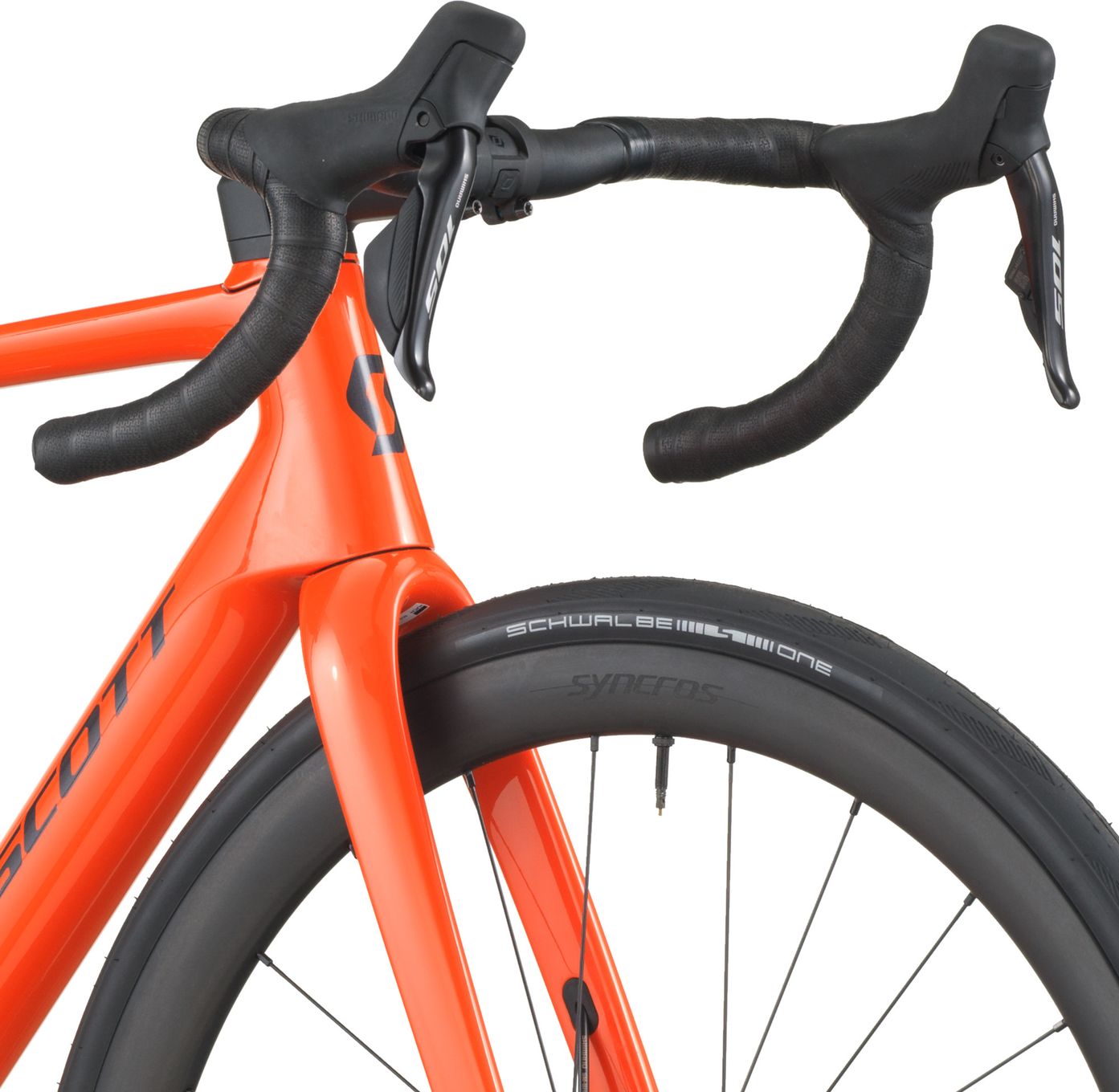 Vélo de Route Scott Addict RC 30 Shimano 105 Di2 12V 700 mm Orange 2026