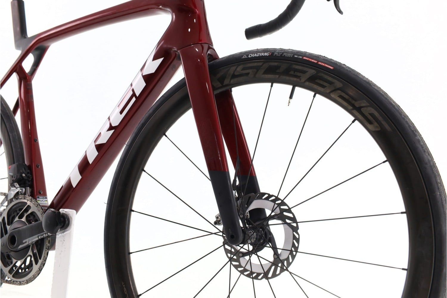 Produit reconditionné · Trek Madone SL 6 AXS 12V · Rouge / Vélo de route | Très bon état