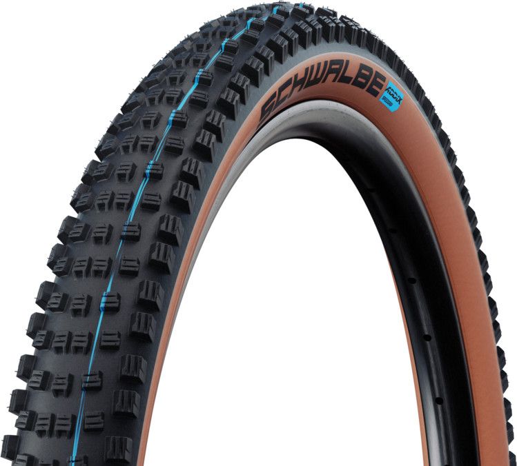 Pneu Schwalbe Wicked Will 29" Tubeless Easy Souple Super Ground Addix SpeedGrip E-Bike E-50 Flancs Bronze