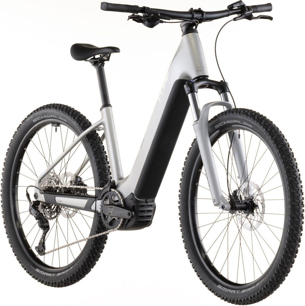 VTT Électrique Cube Reaction Hybrid One 800 Easy Entry Shimano 10V 800 Wh Bosch 120 Nm 27.5'' Gris Sleek 2026