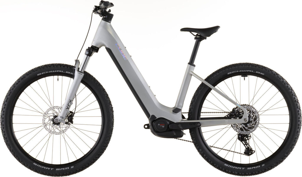 VTT Électrique Cube Reaction Hybrid One 800 Easy Entry Shimano 10V 800 Wh Bosch 120 Nm 27.5'' Gris Sleek 2026