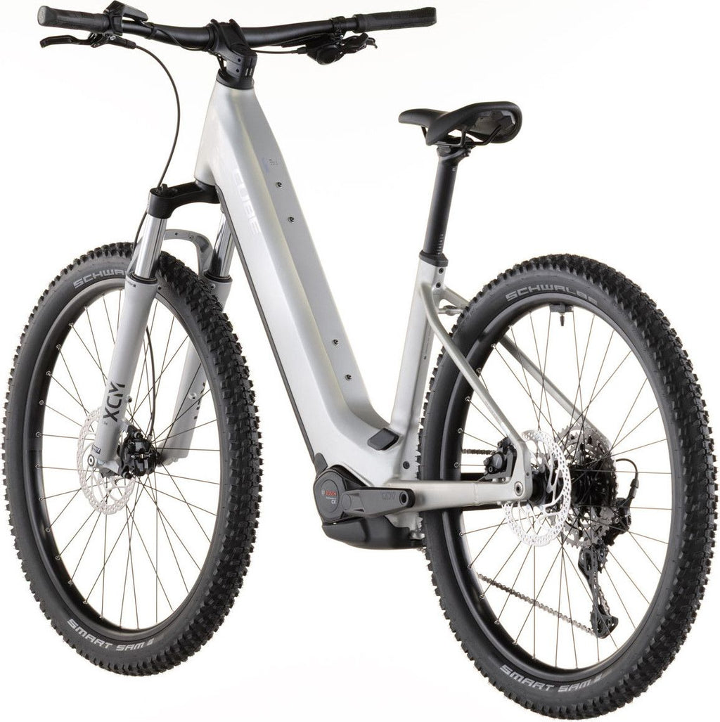 VTT Électrique Cube Reaction Hybrid One 800 Easy Entry Shimano 10V 800 Wh Bosch 120 Nm 27.5'' Gris Sleek 2026
