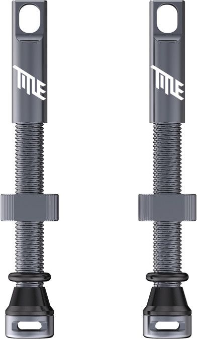 Paire de Valves Tubeless Title Presta Gris