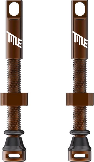 Paire de Valves Tubeless Title Presta Bronze