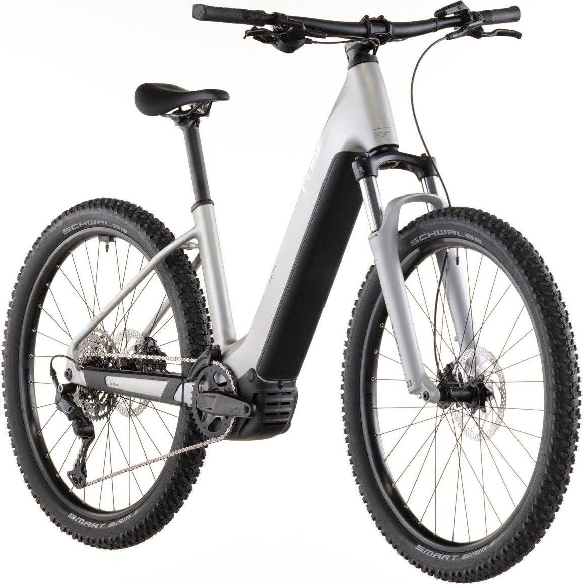 VTT Électrique Cube Reaction Hybrid One 600 Easy Entry Shimano 10V 600 Wh Bosch 120 Nm 27.5'' Gris Sleek 2026