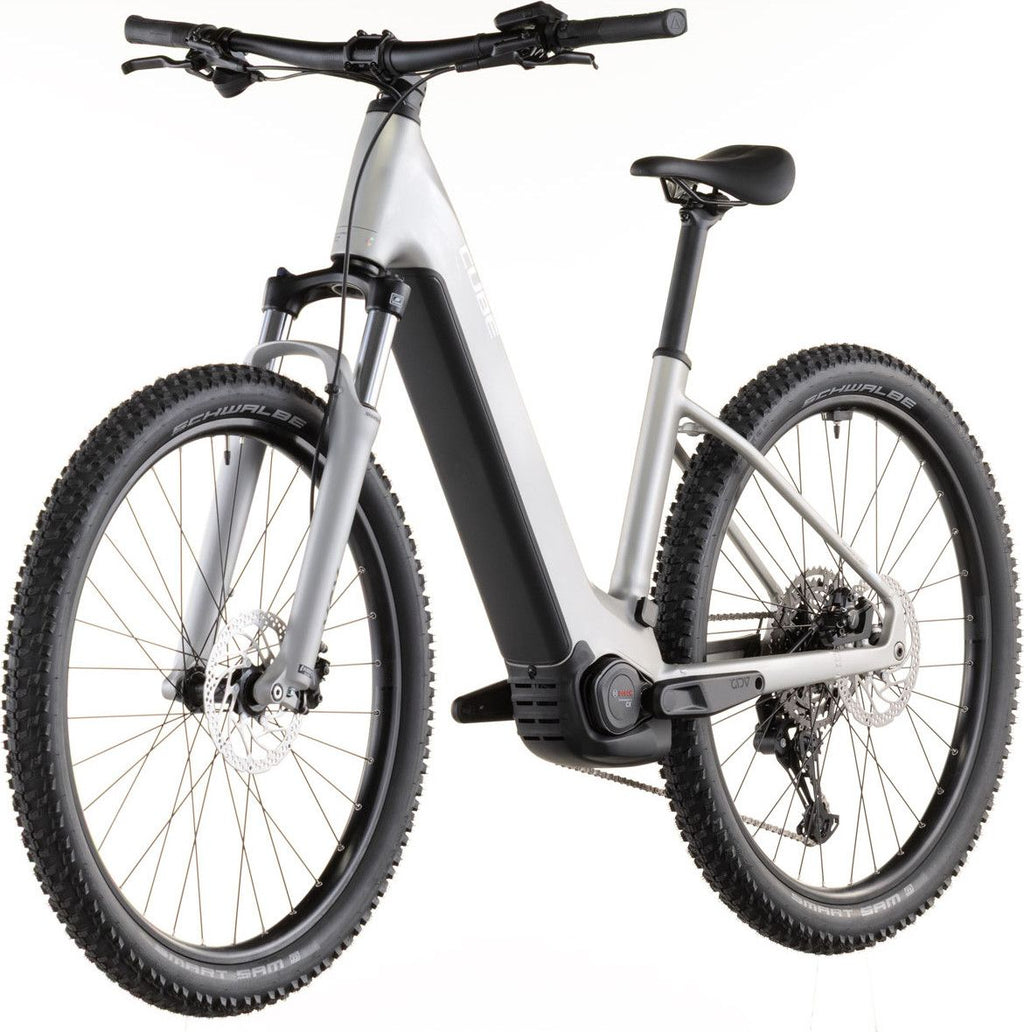 VTT Électrique Cube Reaction Hybrid One 600 Easy Entry Shimano 10V 600 Wh Bosch 120 Nm 27.5'' Gris Sleek 2026