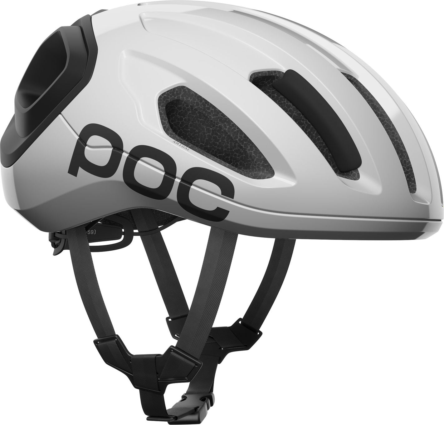 Casque Route Poc Amidal Mips Blanc/Noir