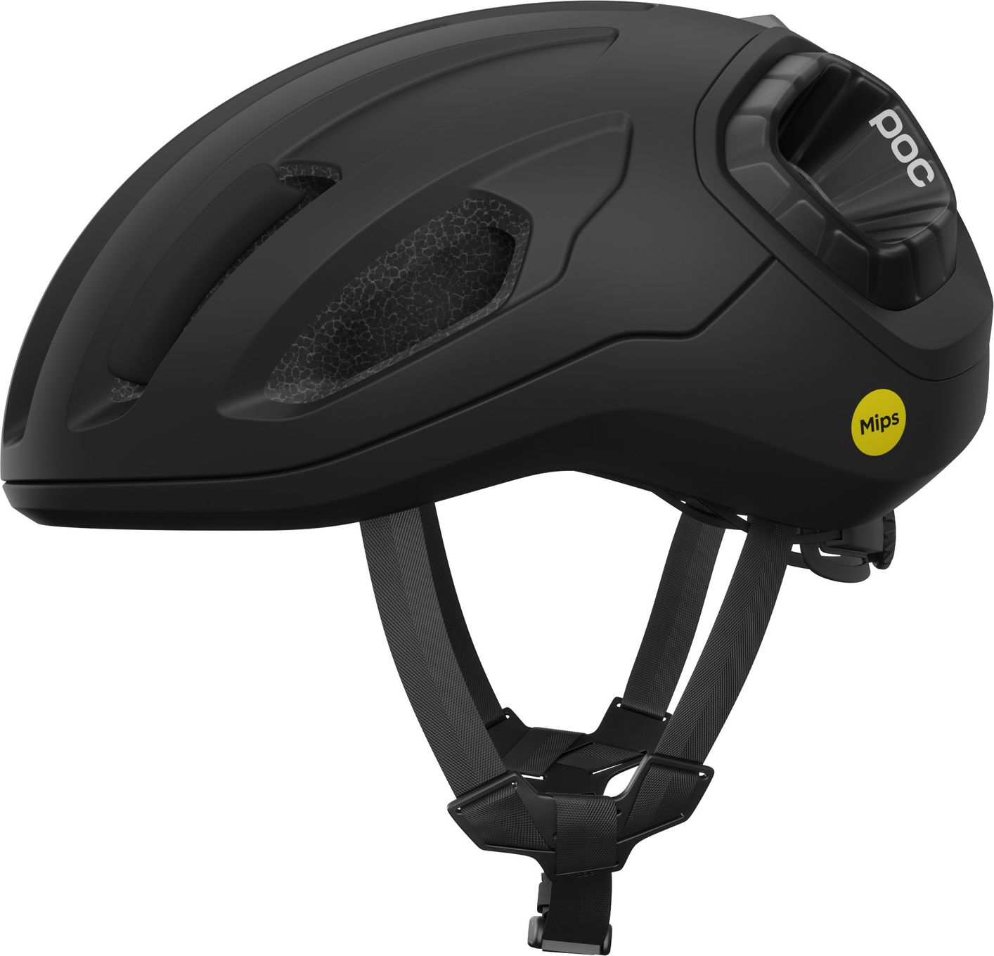 Casque Route Poc Amidal Mips Noir/Blanc