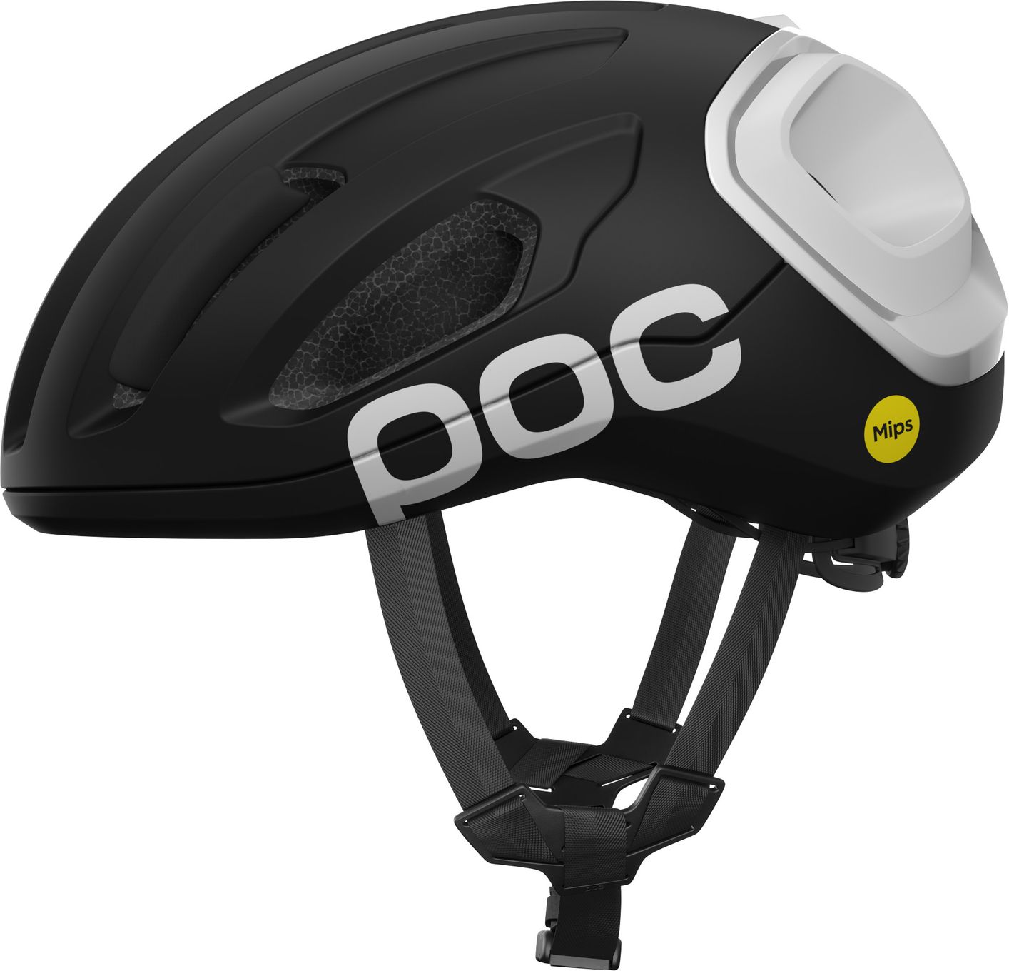 Casque Route Poc Amidal Mips Noir/Blanc