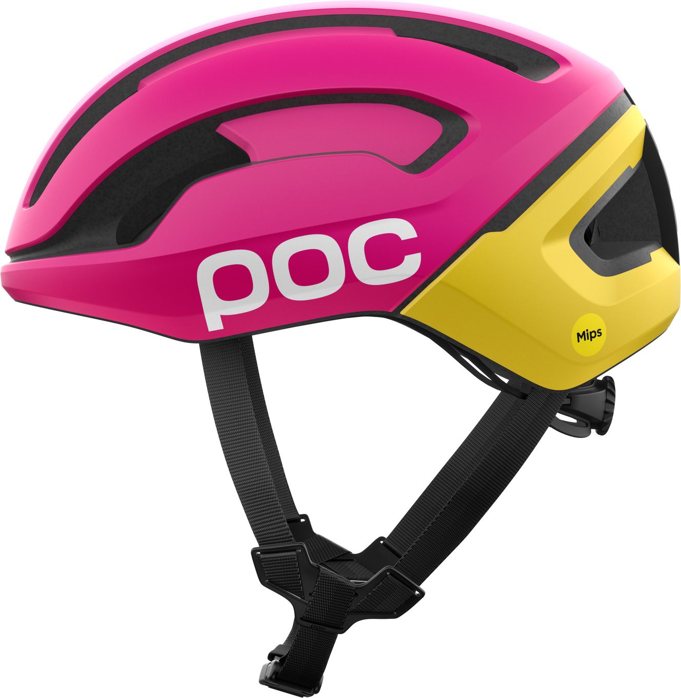 Casque Route Poc Omne Air Mips Rose/Jaune