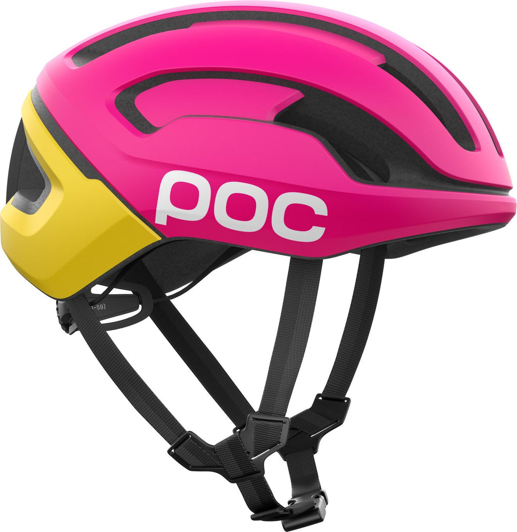 Casque Route Poc Omne Air Mips Rose/Jaune