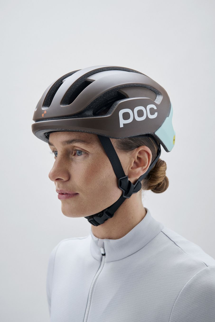 Casque Route Poc Omne Air Mips Marron/Bleu