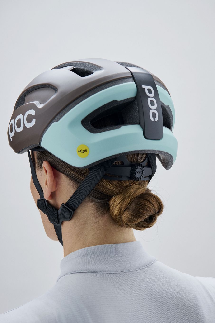 Casque Route Poc Omne Air Mips Marron/Bleu