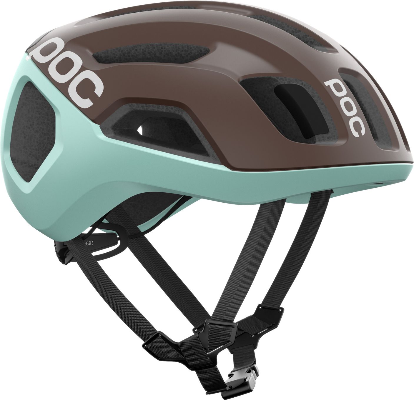 Casque Route Poc Ventral Air Mips Marron/Bleu