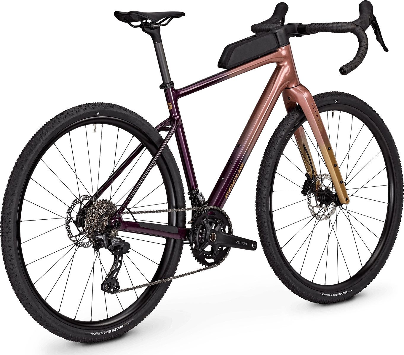 Vélo de Gravel Focus Atlas 6.9 Shimano GRX 12V 700 mm Rose/Violet 2026