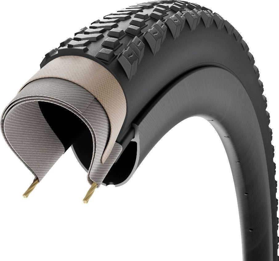 Pneu Gravel Pirelli Cinturato Gravel RM P-Line 700 mm Tubeless Ready Souple TechWall Gravel SpeedGrip