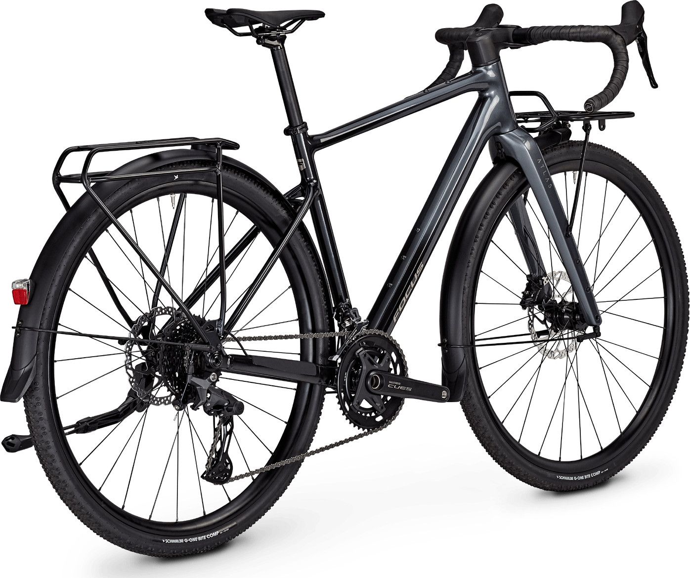 Vélo de Voyage Focus Atlas 6.8 EQP Shimano Cues 10V 700 mm Gris/Noir 2026