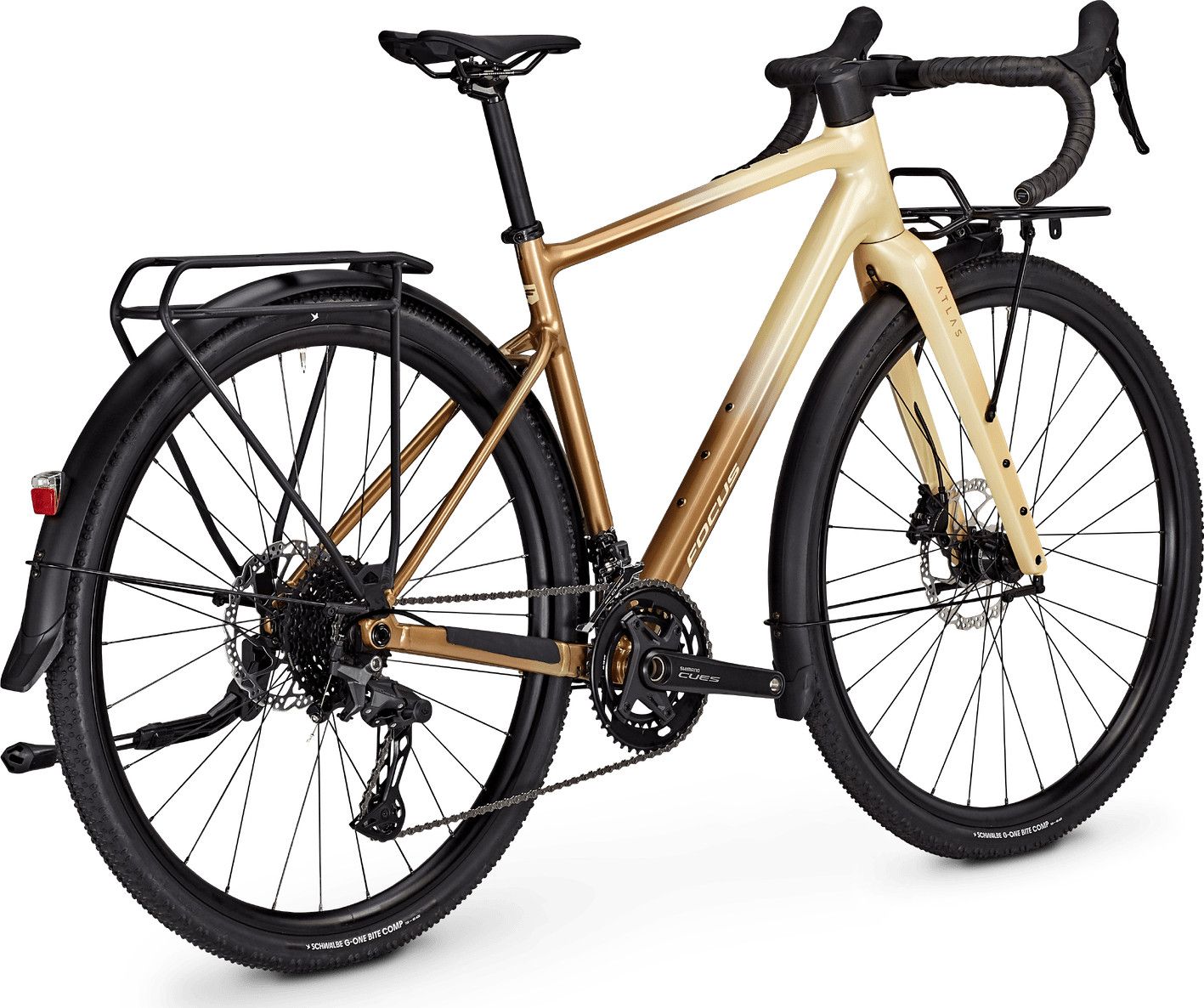 Vélo de Voyage Focus Atlas 6.8 EQP Shimano Cues 10V 700 mm Beige/Bronze 2026