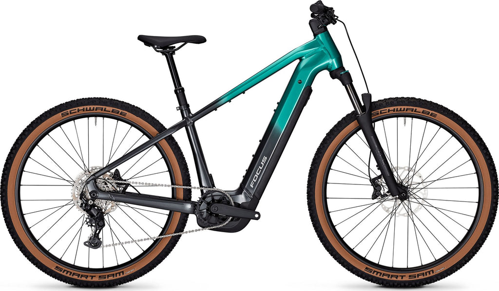 VTT Électrique Semi-Rigide Focus Jarifa² 6.7 X Shimano 9V 600Wh Bosch 120 Nm 29'' Vert/Noir 2026