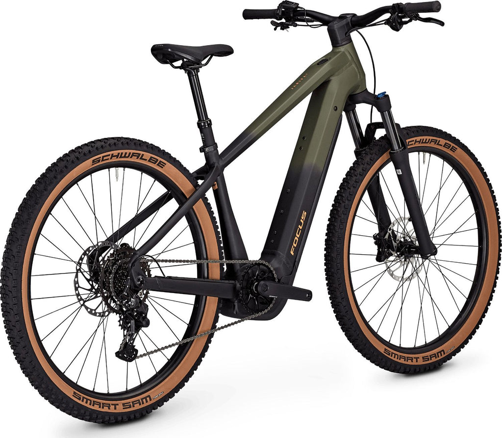 VTT Électrique Semi-Rigide Focus Jarifa² 6.7 X Shimano 9V 800Wh Bosch 120 Nm 29'' Kaki/Noir 2026