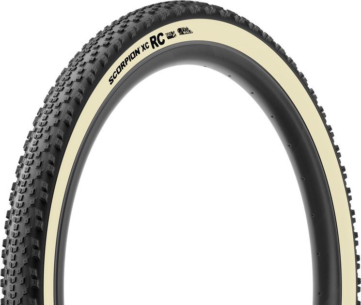 Pneu VTT Pirelli Scorpion XC RC 29'' Tubeless Ready Souple ProWall Race Compound Flancs Retro