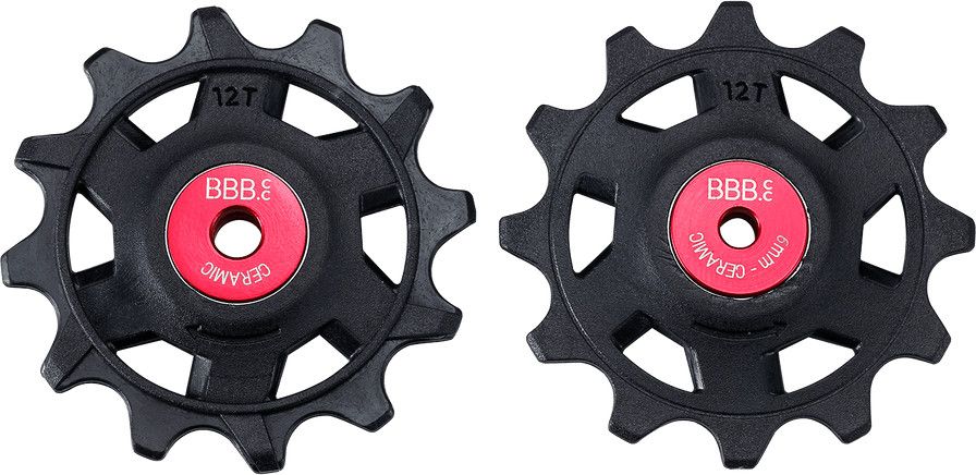 Galets Roulements Céramiques BBB RollerBoys Ceramic 12 Dents SRAM XPLR Noir
