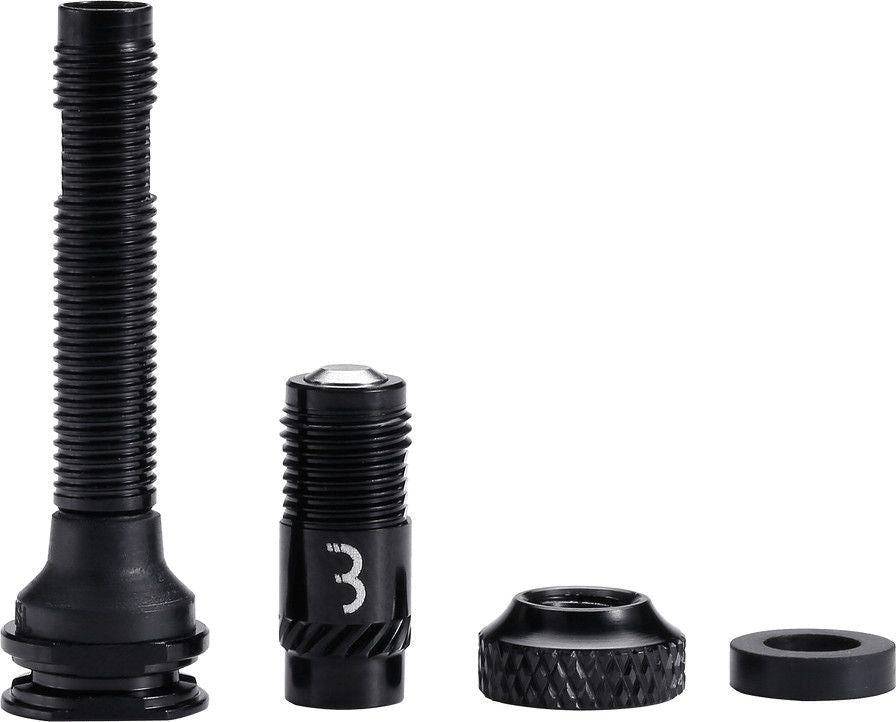 Valves Tubeless BBB CoreCap AL Noir