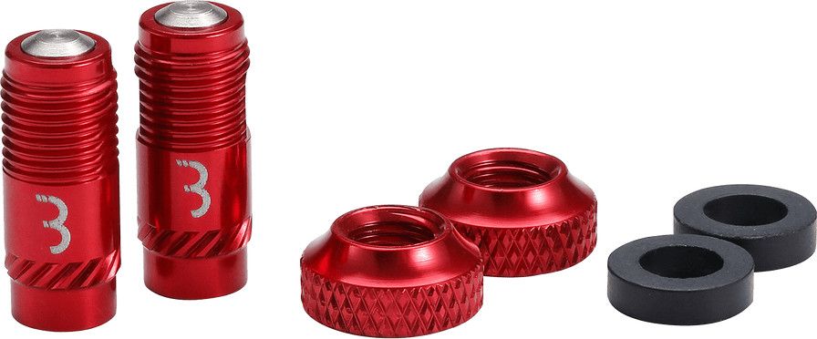 Embout de Valves BBB CoreCap Rouge