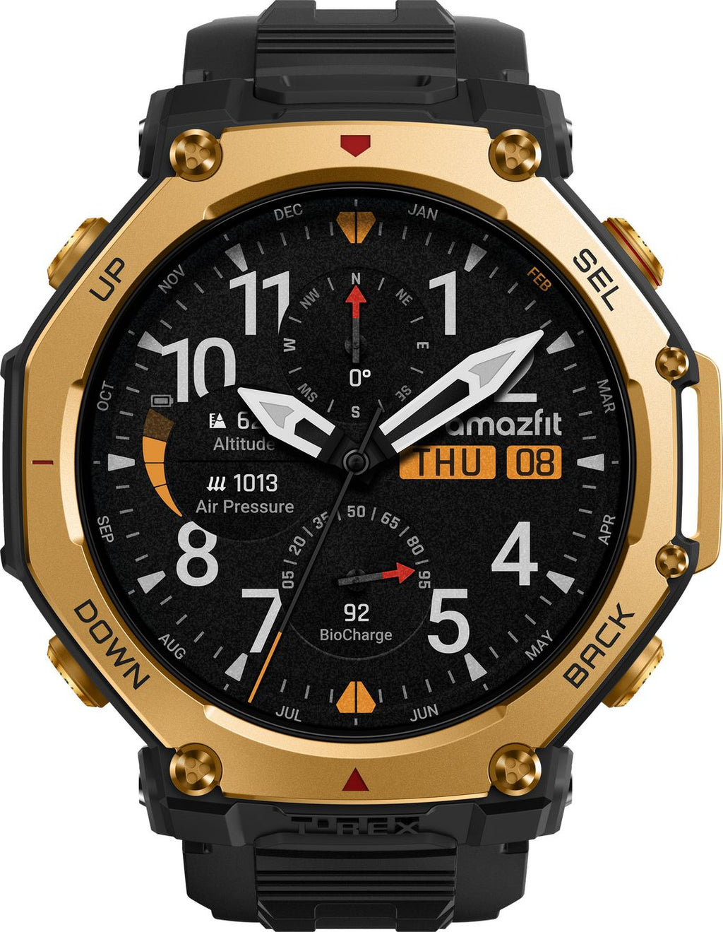Montre GPS Amazfit T-Rex 3 Pro 48mm Or Noir