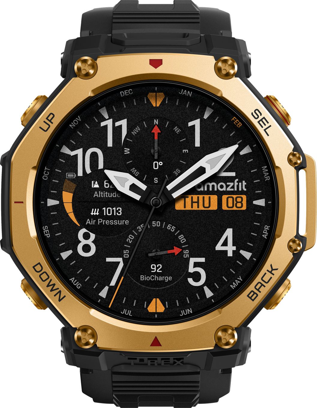 Montre GPS Amazfit T-Rex 3 Pro 48mm Or Noir