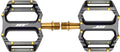 Paire de Pédales Plates HT Components AR09T Noir/Or