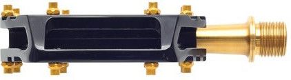 Paire de Pédales Plates HT Components AR09T Noir/Or