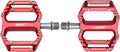 Paire de Pédales Plates HT Components AR09SX Rouge