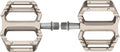 Paire de Pédales Plates HT Components AR09 Gris