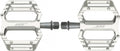 Paire de Pédales Plates HT Components AR09 Argent
