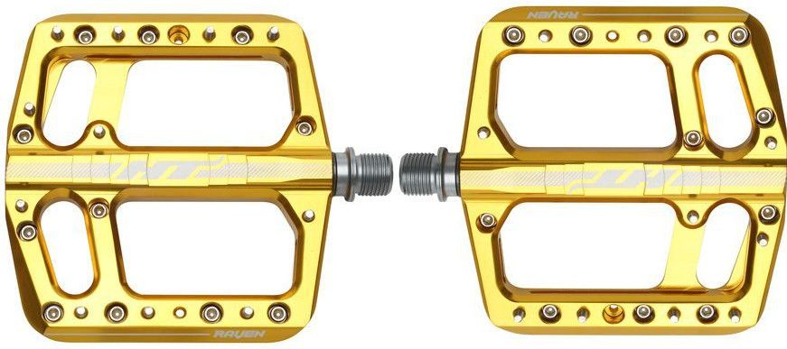 Paire de Pédales Plates HT Components Raven ANS12 Or