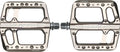 Paire de Pédales Plates HT Components Raven ANS12 Gris