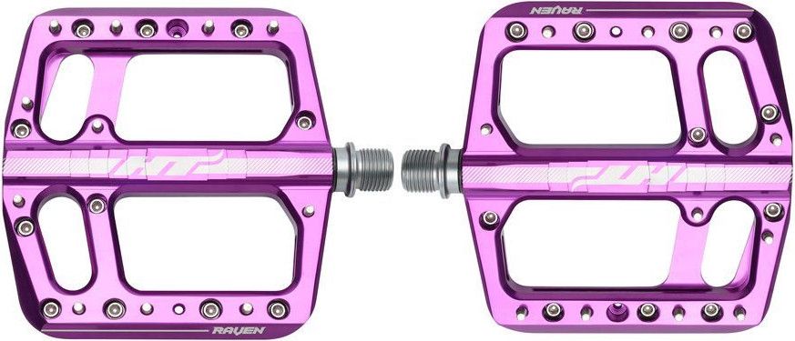 Paire de Pédales Plates HT Components Raven ANS12 Bleu Royal