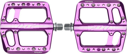 Paire de Pédales Plates HT Components Raven ANS12 Violet