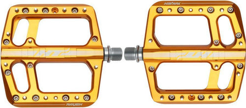 Paire de Pédales Plates HT Components Raven ANS12 Orange