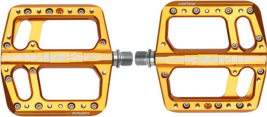 Paire de Pédales Plates HT Components Raven ANS12 Rouge