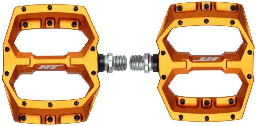 Paire de Pédales Plates HT Components Spider AF03 Orange